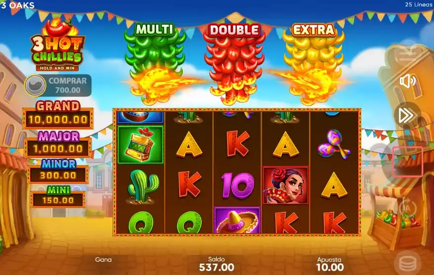 3 Hot Chillies on mobile and tablet